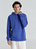 Толстовка с капюшоном унисекс Hoodie, ярко-синий меланж с логотипом в Нефтекамске заказать по выгодной цене в кибермаркете AvroraStore