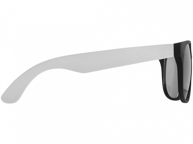 Очки солнцезащитные Retro, белый с логотипом в Нефтекамске заказать по выгодной цене в кибермаркете AvroraStore