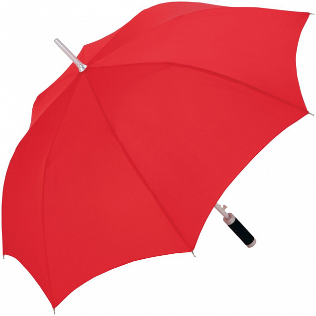 Зонт-трость Vento, красный с логотипом в Нефтекамске заказать по выгодной цене в кибермаркете AvroraStore