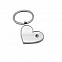 Брелок металлический Сердце с логотипом в Нефтекамске заказать по выгодной цене в кибермаркете AvroraStore
