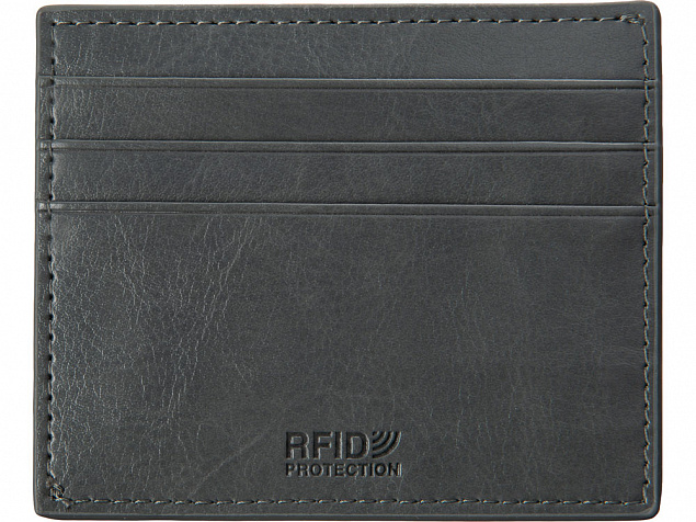 Картхолдер для 6 карт с RFID-защитой «Fabrizio» с логотипом в Нефтекамске заказать по выгодной цене в кибермаркете AvroraStore