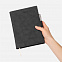 Ежедневник-портфолио Clip NEO недатированный в подарочной коробке, черный (в комплекте ручка Tesoro серебро) с логотипом в Нефтекамске заказать по выгодной цене в кибермаркете AvroraStore