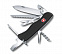 Солдатский нож с фиксатором лезвия OUTRIDER, черный с логотипом в Нефтекамске заказать по выгодной цене в кибермаркете AvroraStore