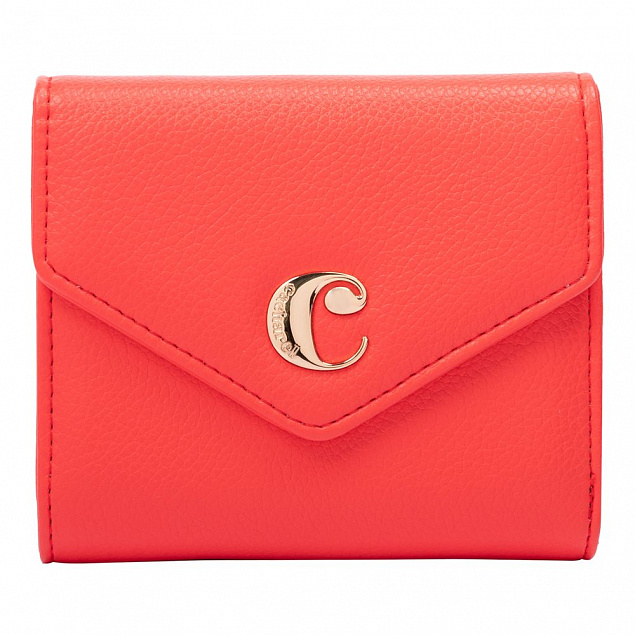 Женский кошелек Alma,красный с логотипом в Нефтекамске заказать по выгодной цене в кибермаркете AvroraStore