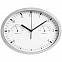 Часы настенные, INSERT3 с термометром и гигрометром, белые с логотипом в Нефтекамске заказать по выгодной цене в кибермаркете AvroraStore