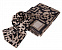 Плед QR-code, песочный/черный с логотипом в Нефтекамске заказать по выгодной цене в кибермаркете AvroraStore
