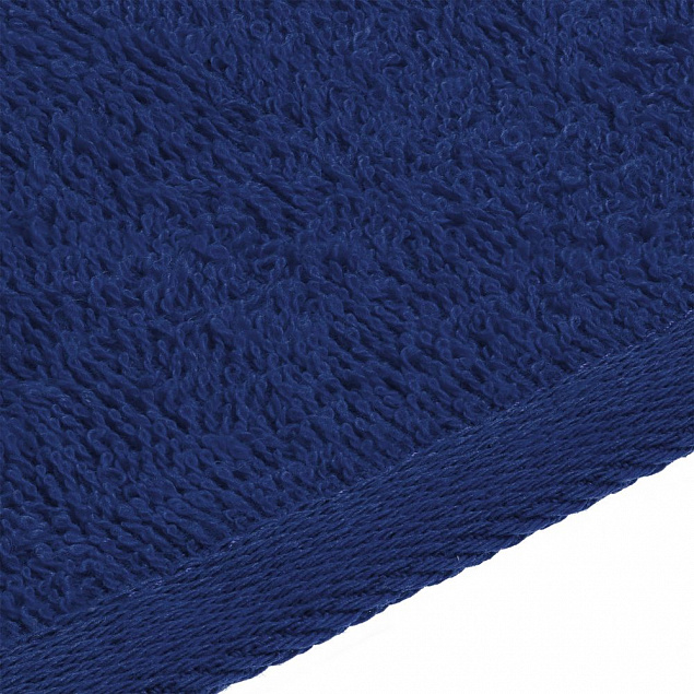 Полотенце Soft Me Light, среднее, синее с логотипом в Нефтекамске заказать по выгодной цене в кибермаркете AvroraStore