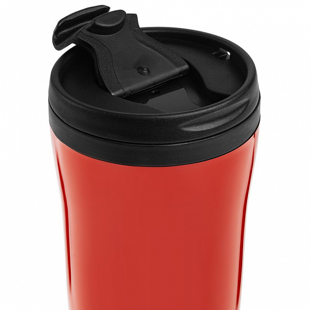 Термостакан Sagga, красный с логотипом в Нефтекамске заказать по выгодной цене в кибермаркете AvroraStore