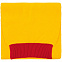 Шарф Snappy, желтый с красным с логотипом в Нефтекамске заказать по выгодной цене в кибермаркете AvroraStore