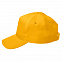 Бейсболка "Fortuna", 5 клиньев, застежка на липучке, желтый, 100% полиэстер, плотность 140 г/м2 с логотипом в Нефтекамске заказать по выгодной цене в кибермаркете AvroraStore
