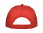 Бейсболка Basica, красный с логотипом в Нефтекамске заказать по выгодной цене в кибермаркете AvroraStore