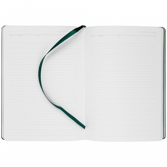Ежедневник Cortado, недатированный, зеленый с логотипом в Нефтекамске заказать по выгодной цене в кибермаркете AvroraStore
