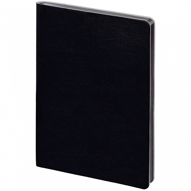 Ежедневник Slip, недатированный, черный, с белой бумагой с логотипом в Нефтекамске заказать по выгодной цене в кибермаркете AvroraStore