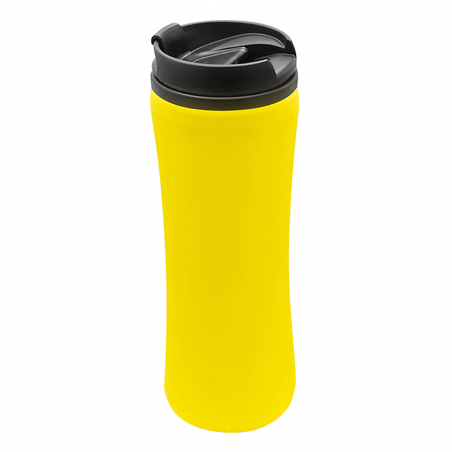 Термокружка Miora - Желтый KK с логотипом в Нефтекамске заказать по выгодной цене в кибермаркете AvroraStore