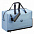 Сумка дорожная Turenne M, серо-голубая с логотипом в Нефтекамске заказать по выгодной цене в кибермаркете AvroraStore