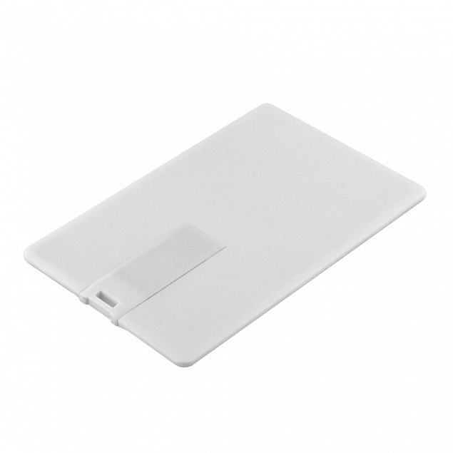 Флешка Card, 8 Гб, белая с логотипом в Нефтекамске заказать по выгодной цене в кибермаркете AvroraStore