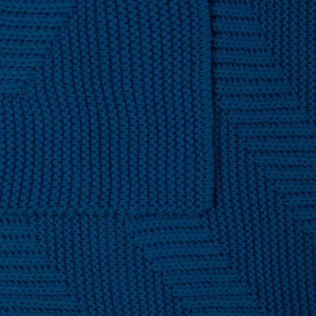 Плед Locus Solus, темно-синий (лазурный) с логотипом в Нефтекамске заказать по выгодной цене в кибермаркете AvroraStore