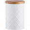 Емкость для хранения кофе Embossed, белая с логотипом в Нефтекамске заказать по выгодной цене в кибермаркете AvroraStore