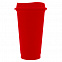 Стакан с крышкой Color Cap, красный с логотипом в Нефтекамске заказать по выгодной цене в кибермаркете AvroraStore