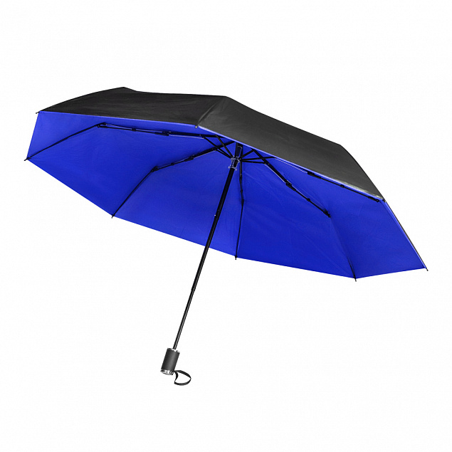 Зонт Glamour - Синий HH с логотипом в Нефтекамске заказать по выгодной цене в кибермаркете AvroraStore
