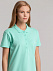 Рубашка поло женская PHOENIX WOMEN, зеленая мята с логотипом в Нефтекамске заказать по выгодной цене в кибермаркете AvroraStore