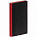 Ежедневник Nice Twice, недатированный, черный с красным с логотипом в Нефтекамске заказать по выгодной цене в кибермаркете AvroraStore