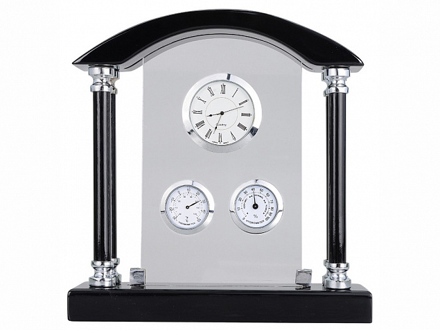 Погодная станция Нобель: часы, термометр, гигрометр с логотипом в Нефтекамске заказать по выгодной цене в кибермаркете AvroraStore
