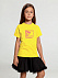 Футболка детская «Дойч», желтая с логотипом в Нефтекамске заказать по выгодной цене в кибермаркете AvroraStore