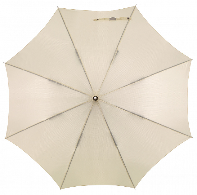Зонт автоматический JUBILEE, светло-бежевый с логотипом в Нефтекамске заказать по выгодной цене в кибермаркете AvroraStore
