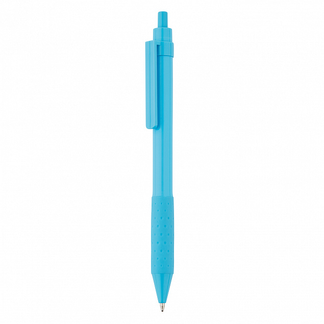 Ручка X2, синий с логотипом в Нефтекамске заказать по выгодной цене в кибермаркете AvroraStore