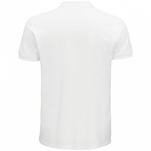 Рубашка поло мужская Planet Men, белая с логотипом в Нефтекамске заказать по выгодной цене в кибермаркете AvroraStore