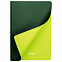 Ежедневник Latte NEW недатированный, зеленый/лимонный (без упаковки, без стикера) с логотипом в Нефтекамске заказать по выгодной цене в кибермаркете AvroraStore