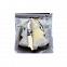 Ёлочная игрушка Ёлочка (белый с золотым ) с логотипом в Нефтекамске заказать по выгодной цене в кибермаркете AvroraStore