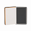 Блокнот "Бергамо", покрытие soft touch, формат А6, черный/оранжевый# с логотипом в Нефтекамске заказать по выгодной цене в кибермаркете AvroraStore