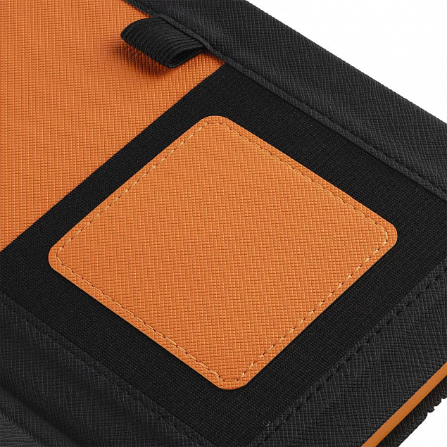 Ежедневник Mobile, недатированный, черно-оранжевый с логотипом в Нефтекамске заказать по выгодной цене в кибермаркете AvroraStore