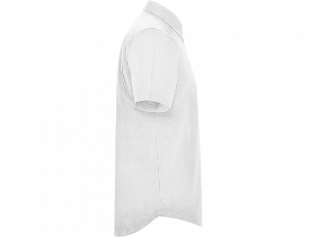 Рубашка Aifos мужская с коротким рукавом,  белый с логотипом в Нефтекамске заказать по выгодной цене в кибермаркете AvroraStore