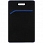 Чехол для пропуска Multimo, черный с синим с логотипом в Нефтекамске заказать по выгодной цене в кибермаркете AvroraStore