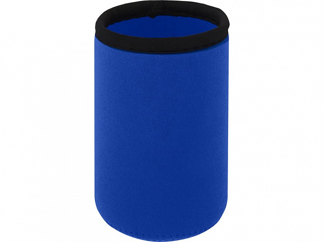 Vrie Держатель-рукав для жестяных банок из переработанного неопрена, синий с логотипом в Нефтекамске заказать по выгодной цене в кибермаркете AvroraStore