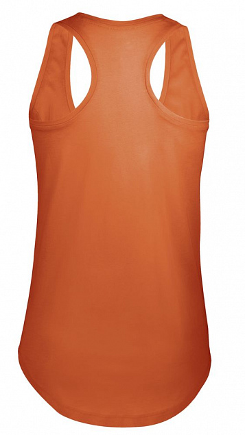 Майка женская MOKA 110, оранжевая с логотипом в Нефтекамске заказать по выгодной цене в кибермаркете AvroraStore