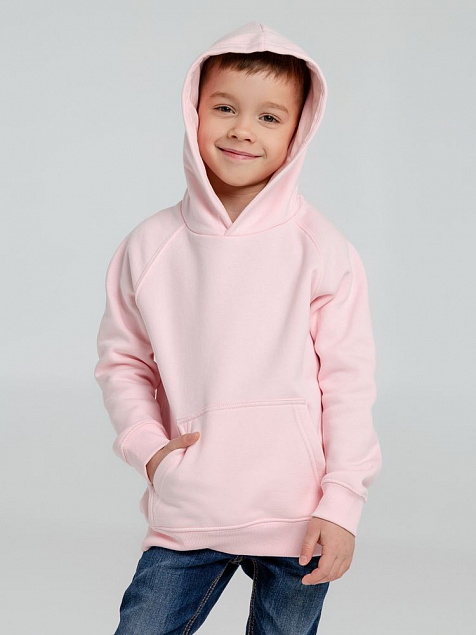 Толстовка детская Stellar Kids, розовая с логотипом в Нефтекамске заказать по выгодной цене в кибермаркете AvroraStore