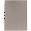 Ежедневник Flexpen, недатированный, серебристо-бирюзовый с логотипом в Нефтекамске заказать по выгодной цене в кибермаркете AvroraStore