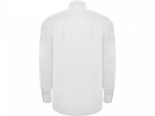 Рубашка Aifos мужская с длинным рукавом, белый с логотипом в Нефтекамске заказать по выгодной цене в кибермаркете AvroraStore
