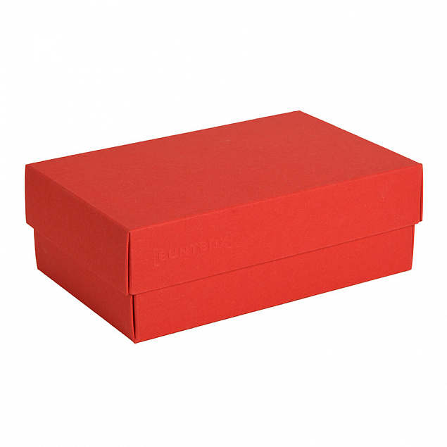 Коробка картонная, "COLOR" 11,5*6*17 см; красный с логотипом в Нефтекамске заказать по выгодной цене в кибермаркете AvroraStore