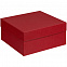 Коробка Satin, большая, красная с логотипом в Нефтекамске заказать по выгодной цене в кибермаркете AvroraStore