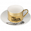 Чайная пара Reflection, золотистая с логотипом в Нефтекамске заказать по выгодной цене в кибермаркете AvroraStore