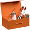 Коробка New Case, оранжевый с логотипом в Нефтекамске заказать по выгодной цене в кибермаркете AvroraStore