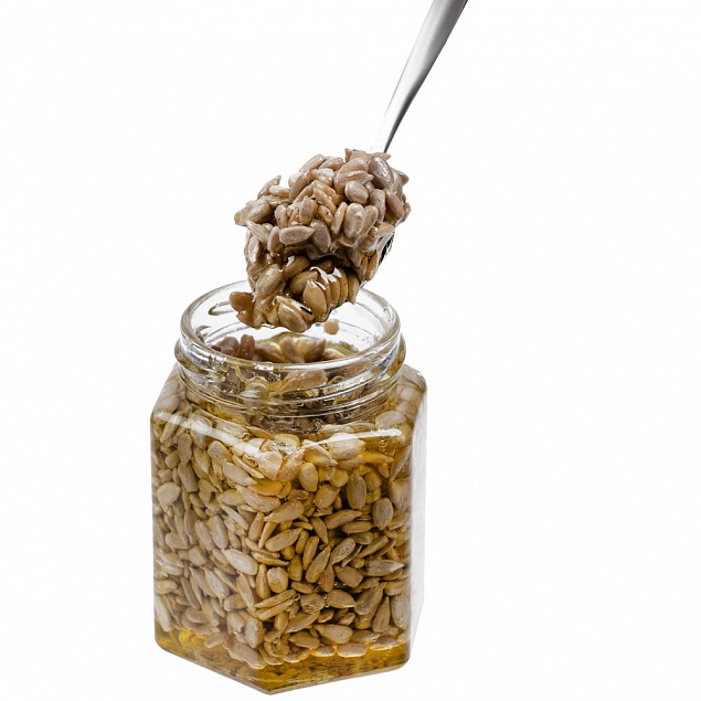 Мед Seeds And Honey, с семечками подсолнечника с логотипом в Нефтекамске заказать по выгодной цене в кибермаркете AvroraStore