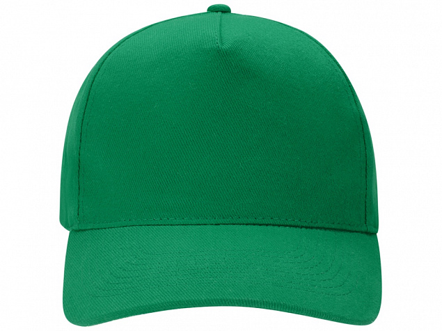 Бейсболка Florida 5-ти панельная, зеленый с логотипом в Нефтекамске заказать по выгодной цене в кибермаркете AvroraStore