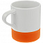 Кружка с силиконовой подставкой Protege, оранжевая с логотипом в Нефтекамске заказать по выгодной цене в кибермаркете AvroraStore