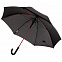 Зонт-трость с цветными спицами Colour Power, красный с логотипом в Нефтекамске заказать по выгодной цене в кибермаркете AvroraStore